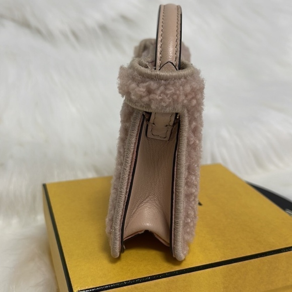 FENDI FUR Small leather LUXURY Crossbody bag authentic 100% - Picture 7 of 16